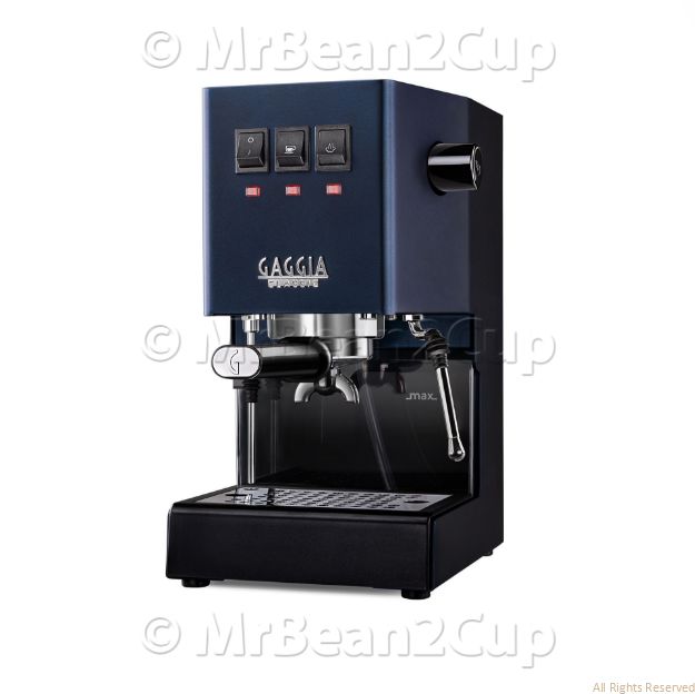 Picture of New Gaggia Classic 2019 MID NIGHT BLUE RI9480 Manual Espresso Machine