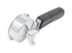 Picture of Chromed/Black Filterholder with 2 cup Pressurized basket with Double Spout