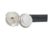 Picture of Chromed/Black Filterholder with 2 cup Pressurized basket with Double Spout