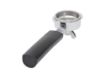 Picture of Chromed/Black Filterholder with 2 cup Pressurized basket with Double Spout